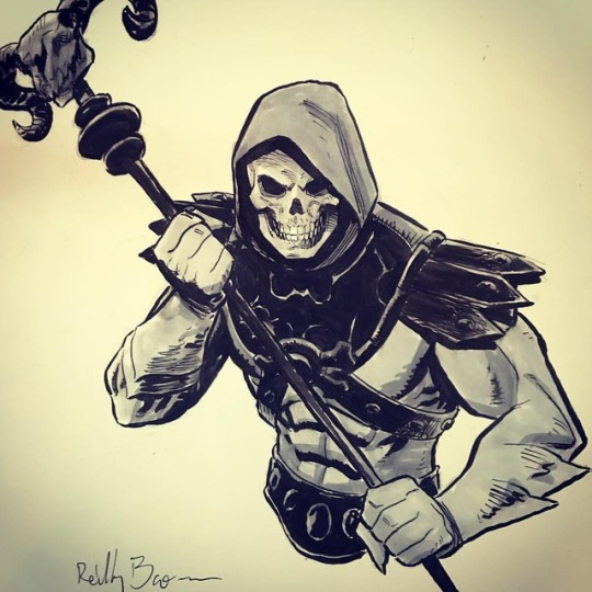 Skeletor fan art by Reilly Brown