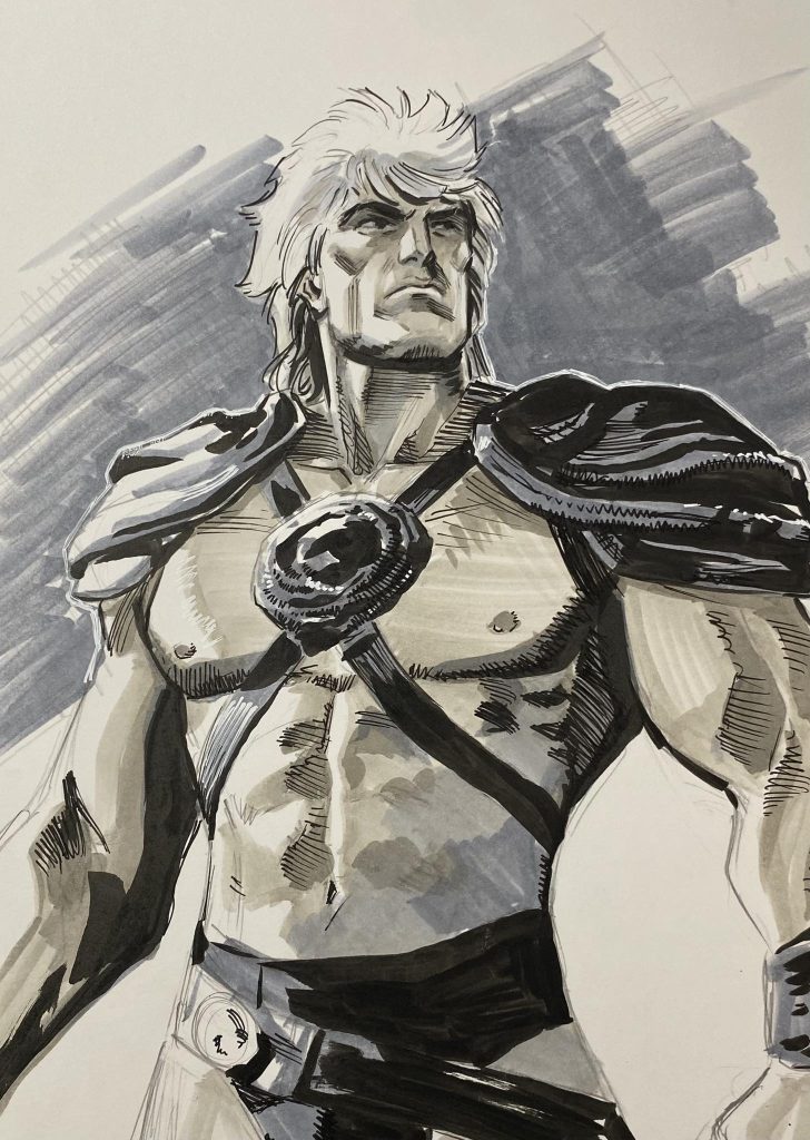 He-Man (Dolph Lundgren) potrayal fan art by Reilly Brown.